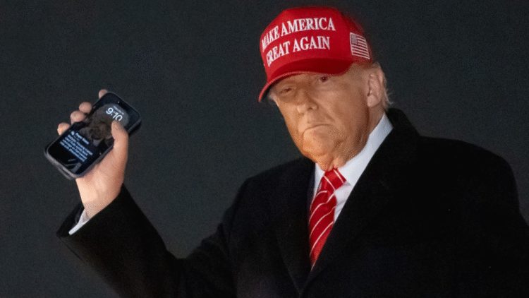 Donald Trump lanzará su propio celular dorado: esto se sabe del T1 Phone