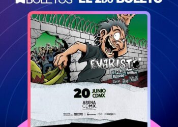 MAÑANA ES EL CONCIERTO DE EVARISTO Y LOS BOLETOS ESTÁN AL 2X1 EN SUPERBOLETOS