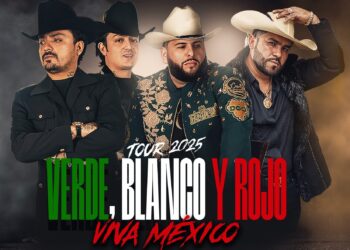 UNA BANDERA QUE CANTA: EL FANTASMA, LOS DOS CARNALES Y GERARDO DÍAZ ENCENDERÁN LA ARENA CDMX CON SU GIRA “VERDE, BLANCO Y ROJO”