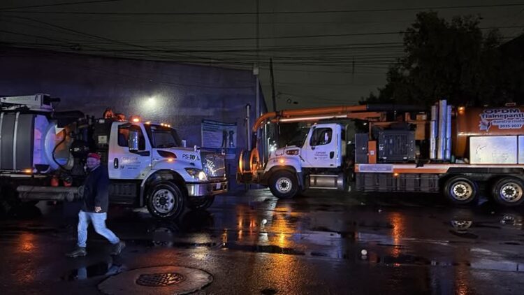 REDOBLAN ESFUERZOS EN TLALNEPANTLA PARA MITIGAR INUNDACIONES