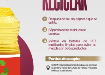 Inician Campaña de Recolección de Aceite Vegetal Usado