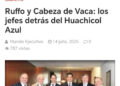 Ruffo y Cabeza de Vaca: los jefes detrás del “Huachicol Azul”