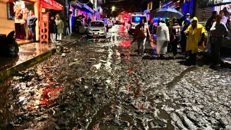 Decenas de familias afectadas en La Magdalena Contreras tras lluvia atípica, deja 59 casas afectadas
