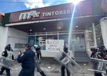 Protesta contra gentrificación termina en destrozos