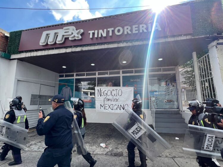 Protesta contra gentrificación termina en destrozos