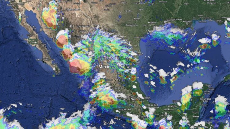 Nueva onda tropical se aproxima a la península de Yucatán y causará lluvias y chubascos en gran parte del país
