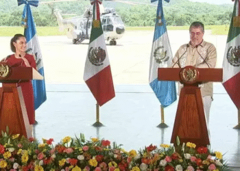 Sheinbaum y Arévalo reafirman compromisos en seguridad, transporte y energía