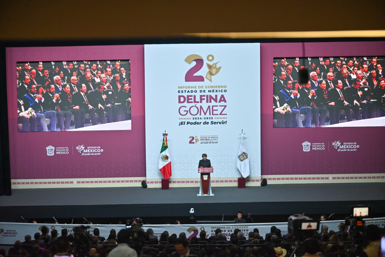 Reconoce Delfina Gómez respaldo del Congreso local a su gobierno