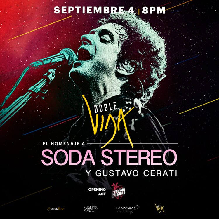 ¡¡DOBLE VIDA!! El homenaje #1 a Soda Stereo y Gustavo Cerati llega a la CDMX