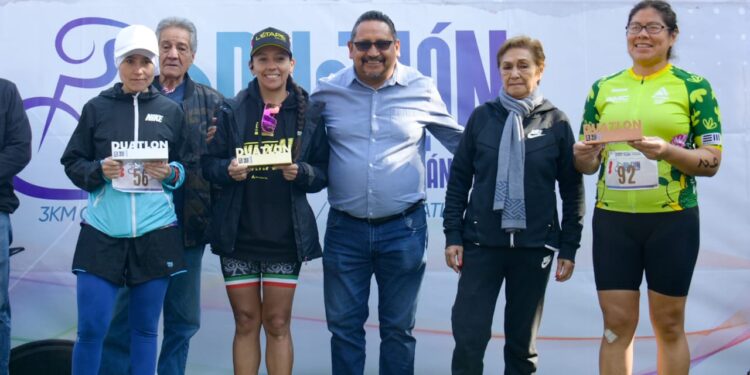 EL DEPORTE SE VIVE EN ATIZAPÁN DE ZARAGOZA EN EL PRIMER DUATLÓN 2025