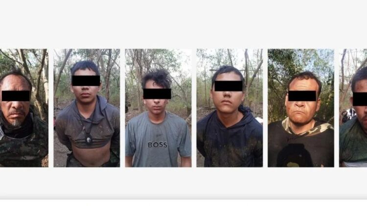 Caen seis sujetos y aseguran campamento en Colima; investigan presunta relación con la explosión de coche bomba en Coahuayana