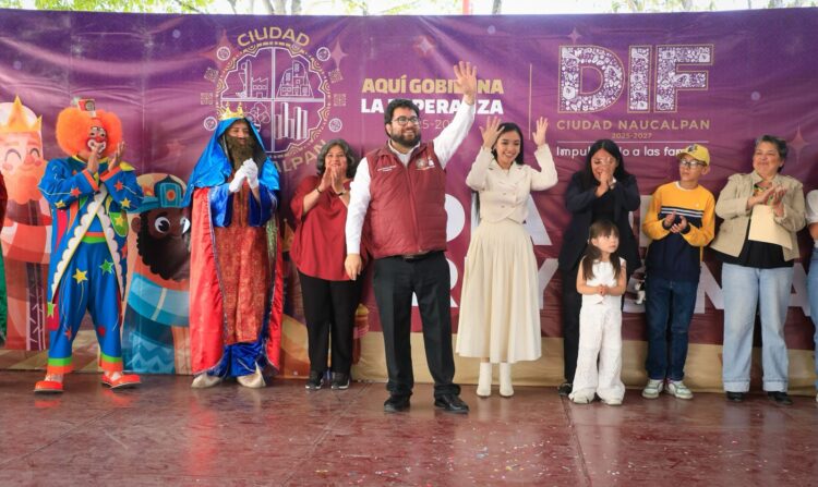 Gobierno de Naucalpan festejo a niñas y niños por el Día de Reyes