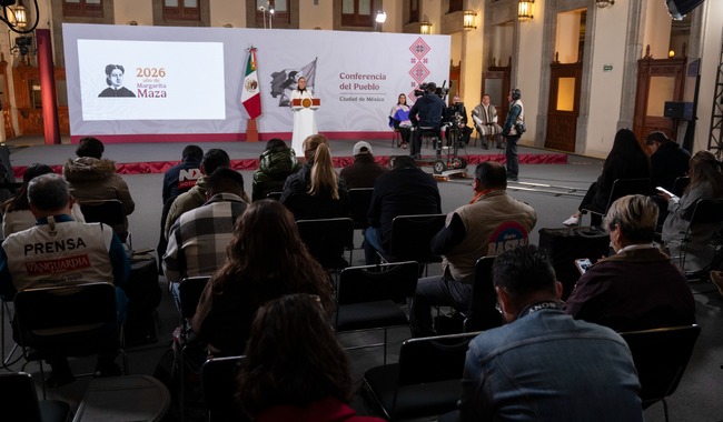Presidenta destaca inicio del 2026 con ganancia del peso, aumento del salario e incremento en llegada de visitantes internacionales