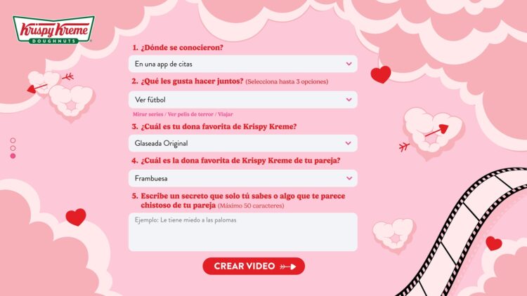 Krispy Kreme México deslumbra a México con la novedosa campaña “Nuestro dulce flechazo”