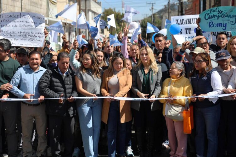 REALIZA HUIXQUILUCAN INVERSIÓN HISTORICA EN LA REPAVIMENTACIÓN DE LA AVENIDA ZACAMULPA
