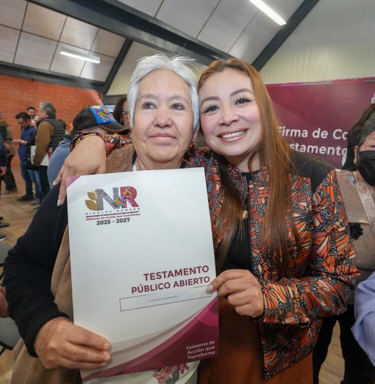 Brinda certeza patrimonial el Gobierno de Yoselin Mendoza