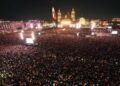 Noche histórica de Shakira en el Zócalo de la Ciudad de México. Rompe récord de asistencia al cantar ante 400 mil fans
