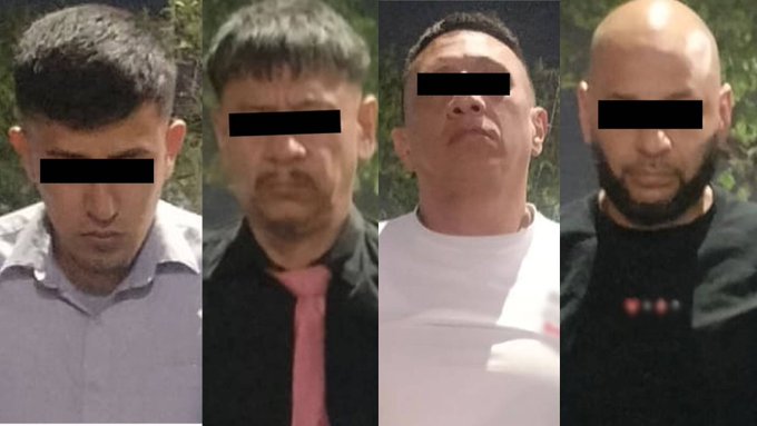 Detienen a cuatro colombianos por robo a mano armada de 739 piezas de plata