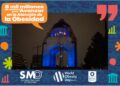 Monumentos de la CDMX se iluminan en azul por el Día Mundial y Nacional contra la Obesidad