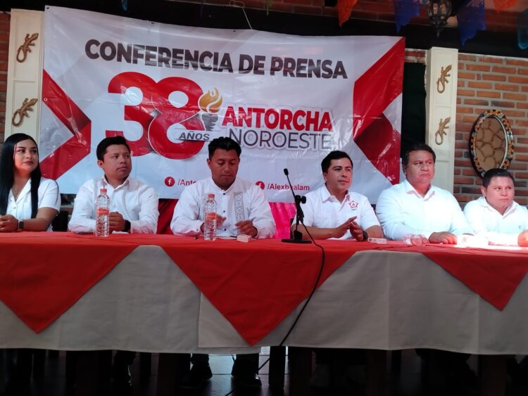 En Nicolás Romero Antorchitas convocan a la luchar por la gente