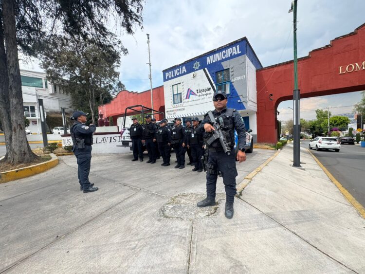 Operativo de Seguridad en Atzapán de Zaragoza