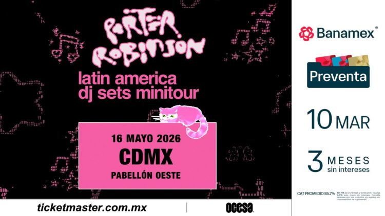 ¡Porter Robinson está de regreso para encender a la Ciudad de México con su inigualable vibra!