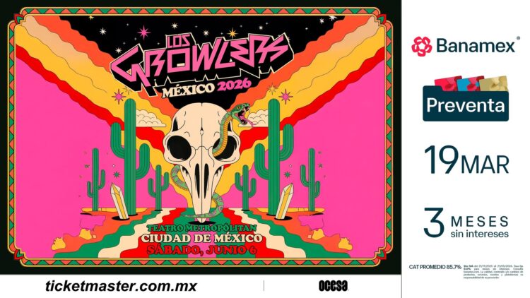 TRAS 10 AÑOS DE AUSENCIA, THE GROWLERS REGRESA A LA CAPITAL MEXICANA CON UN ESPÍRITU REVITALIZADO