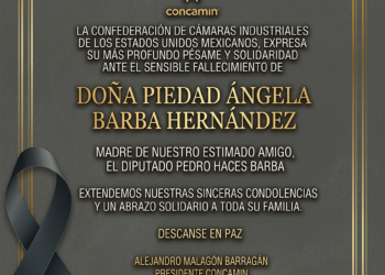 Solidaridad y abrazo fraterno al diputado Pedro Haces por la partida de su madre