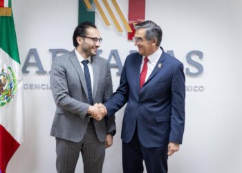 Impulsa gobernador de Tamaulipas agenda aduanera estratégica con nuevo titular de la ANAM