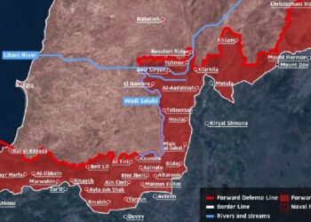 Israel delimita la zona ocupada al sur del Líbano: publica mapa de su «línea amarilla»