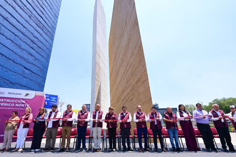 Gobernadora Delfina Gómez entrega reconstrucción total de 108 kilómetros del Periférico Norte
