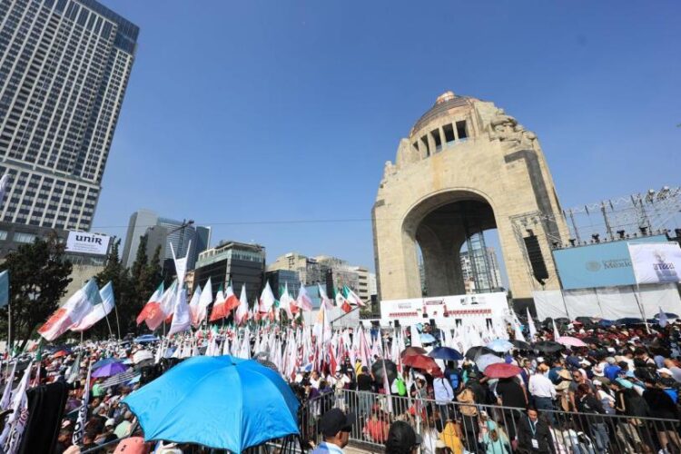Claudia Sheinbaum encabeza informe nacional desde el Monumento a la Revolución