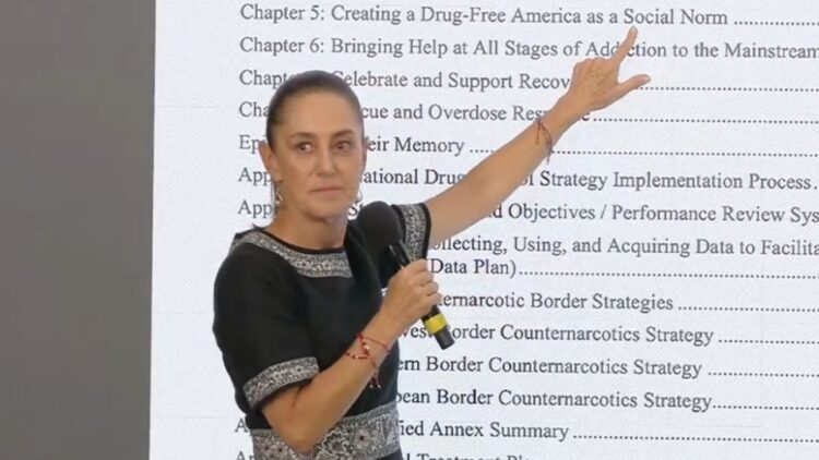 “Nosotros estamos actuando”, responde Sheinbaum a Trump tras la amenaza de combatir a los cárteles