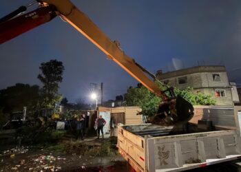 Gobierno de Cuautitlán Izcalli despliega operativo tras la lluvia de este jueves