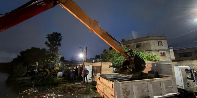 Gobierno de Cuautitlán Izcalli despliega operativo tras la lluvia de este jueves