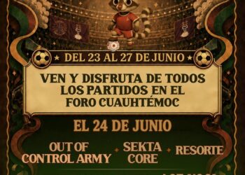 MUNDIAL SOCIAL DE LAS CUATRO CASAS LLEGA AL FORO CUAUHTÉMOC