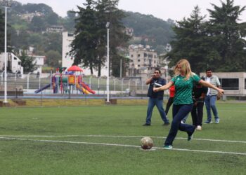 Estrena Huixquilucan segunda etapa de la unidad deportiva “El Plan”