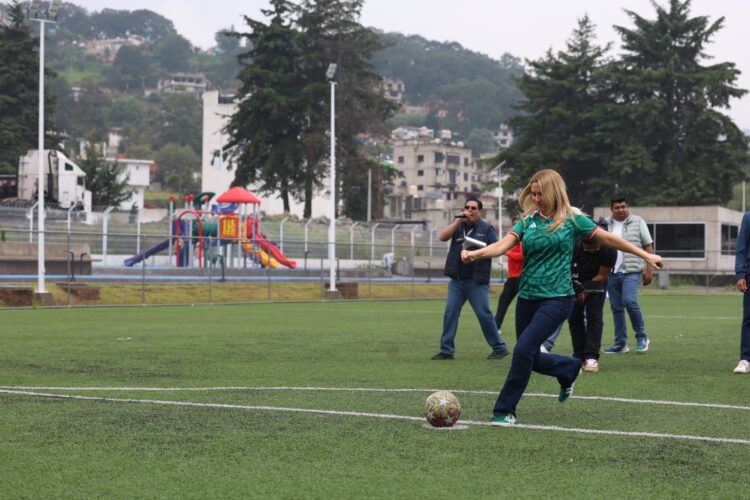 Estrena Huixquilucan segunda etapa de la unidad deportiva “El Plan”