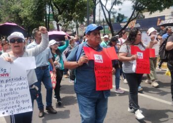 CNTE se moviliza al sur de la CDMX previo al segundo partido del Mundial en el Estadio Azteca