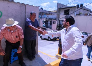 GOBIERNO DE NAUCALPAN CONTINÚA CON EL RESCATE DE CALLES HISTÓRICAMENTE DETERIORADAS