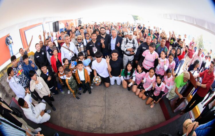 SIGUE GOBIERNO DE NAUCALPAN CON EL RESCATE DE CANCHAS Y ESPACIOS PÚBLICOS