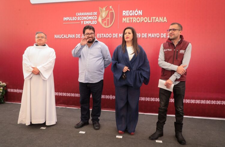 ASISTE ALCALDE A LAS CARAVANAS DE IMPULSO ECONÓMICO Y EMPLEO DE NAUCALPAN