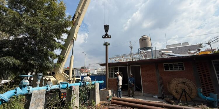 Reactivan en Izcalli un pozo de agua