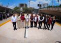 INAUGURA ISAAC MONTOYA Y LA GOBERNADORA DELFINA GÓMEZ LA REHABILITACIÓN DE LATERAL DE PERIFÉRICO NORTE