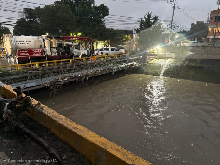 EN ALERTA OAPAS DE NAUCALPAN POR AGUACEROS