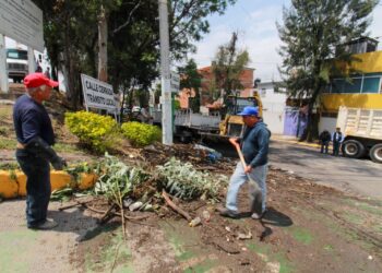 GOBIERNO DE NAUCALPAN ATIENDE DE MANERA INMEDIATA A LA POBLACIÓN POR LLUVIAS INTENSAS