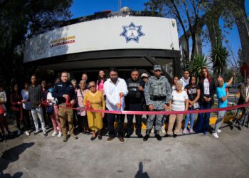 ENTREGAN MÓDULO DE VIGILANCIA C2 REHABILITADO PARA REFORZAR LA SEGURIDAD DE LAS Y LOS NAUCALPENSES
