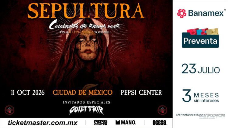 Sepultura prepara un último y poderoso rugido en México antes de que caiga el telón