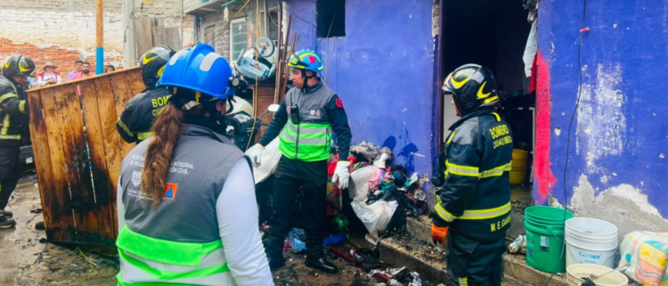 Alerta en la GAM: Incendio en Ticomán deja un herido y daños en vivienda