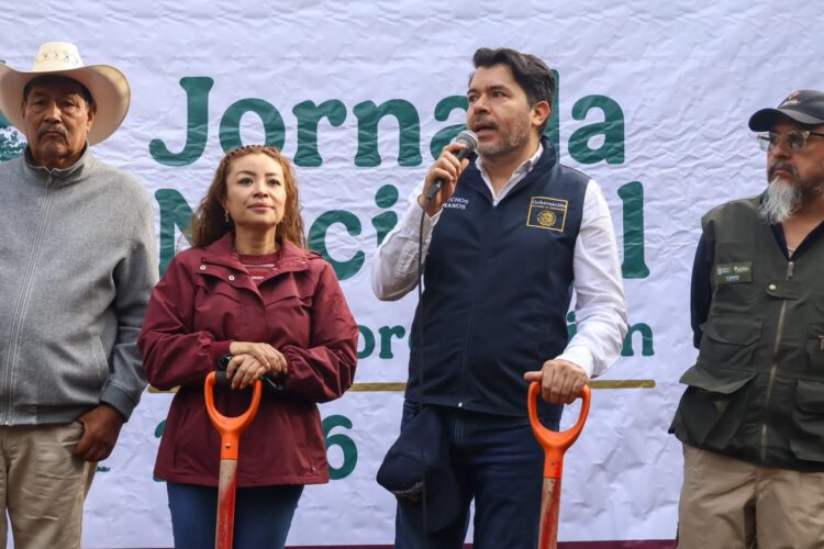 Se suma Nicolás Romero a Jornada de reforestación